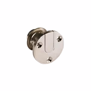 Zamek wciskany Siso FLAP X-9411 - niklowany / fi 19 mm