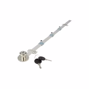 Zamek centralny boczny Siso X-851 - niklowany / L-500 / fi 19 mm / zaczep 13 mm