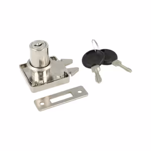 Zamek żaluzjowy Siso X-855 - niklowany / fi 19 mm