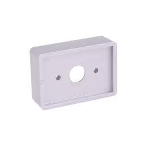 Nóżka prostokątna K041 - chrom mat lakier / wys. 2 cm