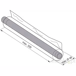 Obcinarka folii spożywczej ORGA-LINE do Tandembox - ciemnoszary / 8.85x41 cm