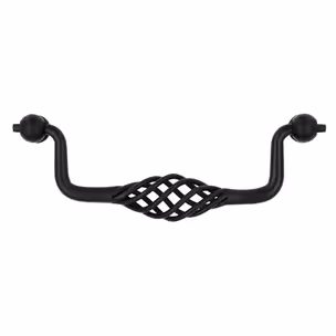 Uchwyt CAGE 1267-147 - czarny mat / rozstaw 128 mm