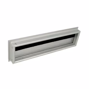 Przepust aluminiowy Siso RUMBA - anoda / 80x276 mm