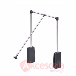 Pantograf stalowy Valcomp - srebrny / 60-83 cm
