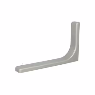 Wspornik półki  L240 metal/tworzywo srebrny 2 sztuki