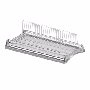 Ociekarka jednopoziomowa (2023) + profil pod plecówkę w komplecie 50 metal chrom