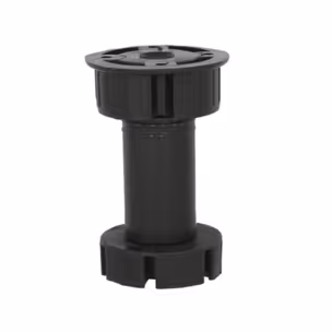 Nóżka plastikowa PN16 czarna  wys. 10cm