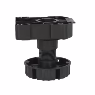 Nóżka z regulacją Wurth A0683360 - czarny / udźwig 500 kg / wys. 8.5 cm