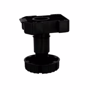 Nóżka z regulacją Wurth A0683360 - czarny / udźwig 500 kg / wys. 10 cm