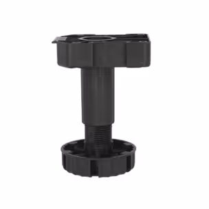 Nóżka z regulacją Wurth A0683360 - czarny / udźwig 500 kg / wys. 12.5 cm