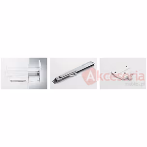 Szuflada METABOX 320K z hamulcem / wys. K=118 mm / dł. 50 cm / 25 kg / wysuw 75% / kremowy