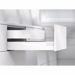 Szuflada wewnętrzna TANDEMBOX ANTARO z hamulcem / wys. M=83 mm / dł. 45 cm / 30 kg / biały