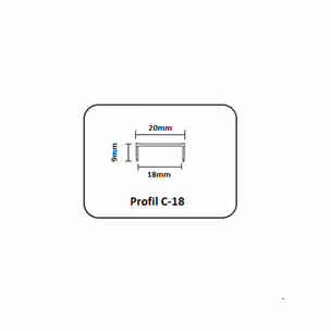Profil C-18 Jasny Brąz dł. 3 mb