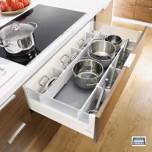 Listwa poprzeczna do przycięcia ORGA-LINE do Tandembox Antaro - biały / dł. 107,7 cm