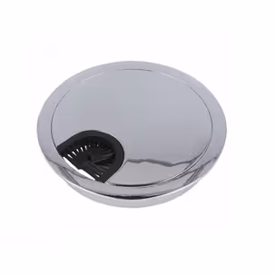 Przepust kablowy Siso ze szczotką - ZnAl/chrom / fi 80 mm