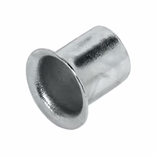 Tulejka do podpórki Hafele - stal niklowana / fi 7.5 mm / 1 szt.