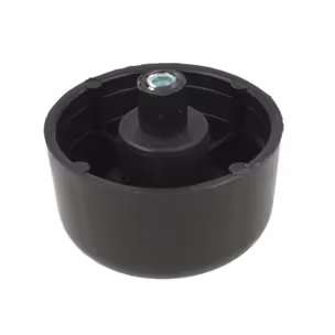 Stopka meblowa z regulacją 14.158 - czarny / wys. 3 cm