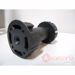 Klip do nóżki PN16 czarna  wys. 10cm z klipem