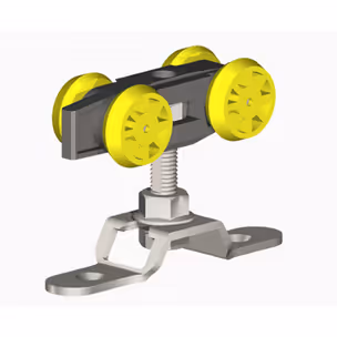 Wózek HS60 do systemu HERKULES do drzwi podwieszanych / 60 kg
