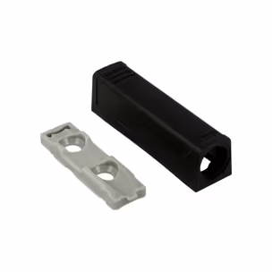 Adapter prosty do montażu TIP-ON - czarny / krótki