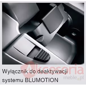 Zawias z hamulcem CLIP Top BLUMOTION - nikiel / 95° / ze sprężyną / drzwi równoległe nakładane / puszka: na wkręty