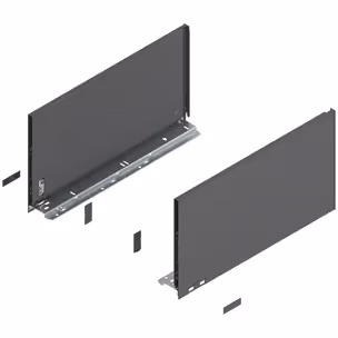 Boki LEGRABOX / wys. F=241 mm / dł. 45 cm / antracyt