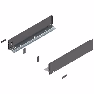 Boki LEGRABOX / wys. M=90.5 mm / dł. 45 cm / antracyt