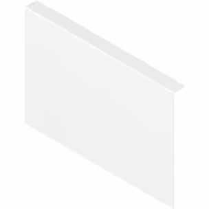 Adapter do montażu drewnianej ścianki tylnej AMBIA-LINE do Legrabox i Merivobox - biały / wys. C, E / szer. 21.8 cm