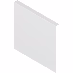 Adapter do montażu drewnianej ścianki tylnej AMBIA-LINE do Legrabox i Merivobox - biały / wys. F / szer. 21.8 cm