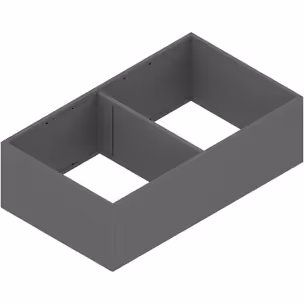 Ramki do szuflady z wysokim frontem AMBIA-LINE do Legrabox i Merivobox - antracyt / 21.8x40 cm