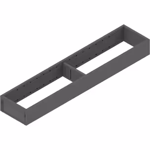 Ramki do szuflady AMBIA-LINE do Legrabox i Merivobox - antracyt / 10x50 cm