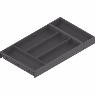 Wkład na sztućce AMBIA-LINE do Legrabox i Merivobox - antracyt / 30x55 cm