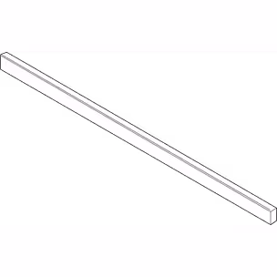 Reling poprzeczny LEGRABOX do frontu wew. - biały / wys. C (M+reling) / dł. 108 cm