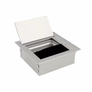 Przepust kablowy kwadratowy K262 - aluminium / 80x80 mm