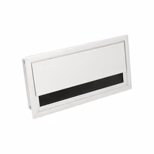 Przepust kablowy prostokątny K262 - aluminium / 160x80 mm