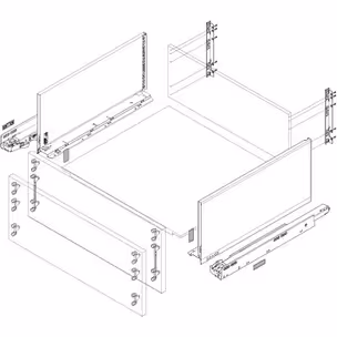 Mocowanie frontu szuflady LEGRABOX / wys. C, F