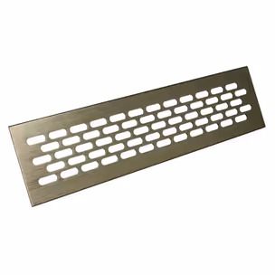 Kratka wentylacyjna 60 L-245mm aluminium INOX