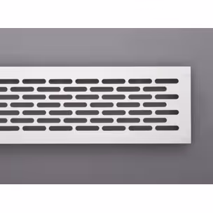 Kratka wentylacyjna 80 N aluminium lakier biały