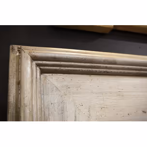 Lustro wiszące 1-2231 80x100 - przecierany srebrny