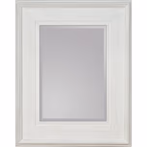 Lustro wiszące 1-2231 80x100 - przecierany biały