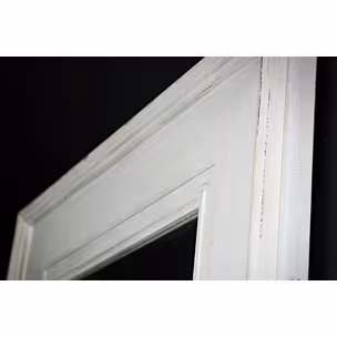 Lustro wiszące 1-2231 80x100 - przecierany biały