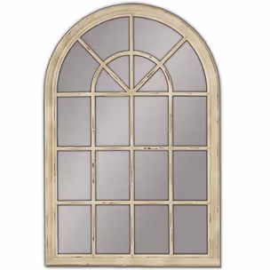 Lustro 201-027B 100x150 - przecierany biały