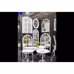 Lustro 201-027B 60x180 - przecierany biały