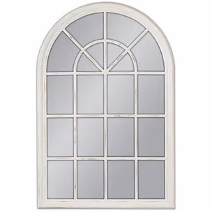 Lustro 201-027C 74x104 - przecierany biały