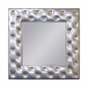 Lustro PU126 98x98 - srebrny