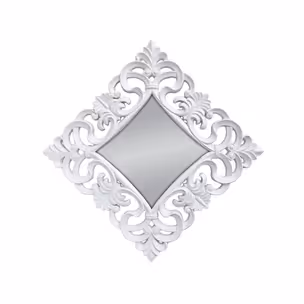 Lustro PU021K 100x100 - biały