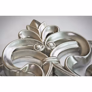 Lustro PU021K 100x100 - srebrny