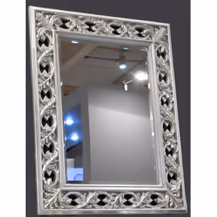 Lustro PU073 75x95 - srebrny