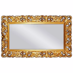 Lustro PU149 88x148 - złoty