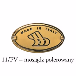Gałka 24228 - mosiądz polerowany / fi 20 mm